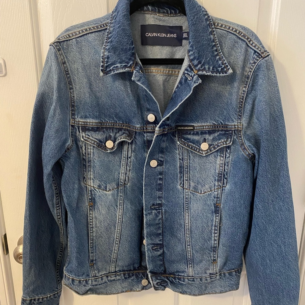 Calvin Klein Collection Light Blue Jean Jacket